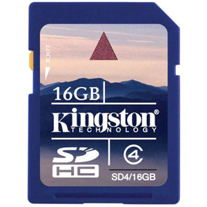 Kingston SD416GB 16GB Class 4 SDHC Memory Card: Picture 1 regular