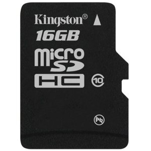 Kingston SDC1016GB 16GB microSDHC with Adaptr: Picture 1 regular