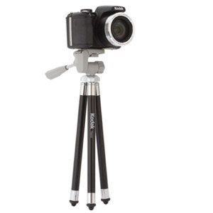  Kodak TR410 Portable Travel Tripod with 3 Way Pan Head - Extedns to 41" 