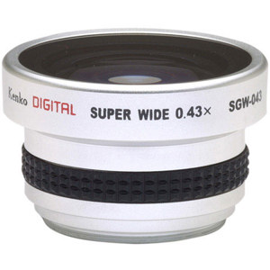  Kenko 0.43x Fisheye Super Wide Angle Conversion Lens for 37mm DV Camcorders & Digital Still Cameras 