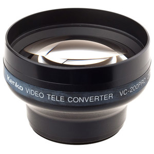  Kenko 2x HI Resolution Telephoto Lens for DV Camcorders, fits 49, 52 & 55mm 