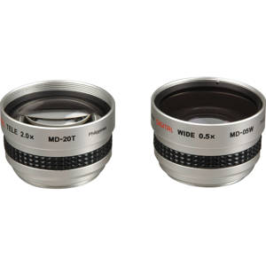  Kenko 37mm  & Wide Lens Set with adapters for 37mm, 30mm & 30.5mm Digital Video Camcorders 