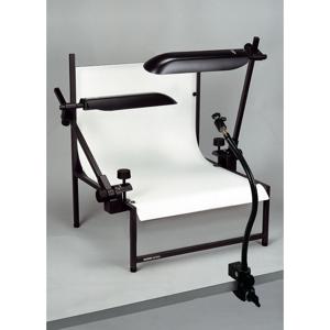  Kaiser Table-Top-Studio digital SN-HF plus, Compact product table #5931 & copy lighting unit RB 218N HF #5464 w/Clamp Stand (consisting of universal clamp # 5043, flexible arm # 5039 & ballhead # 6018) 100-120 V 