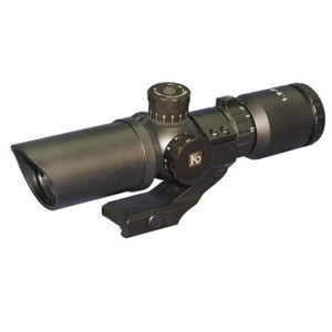  Kruger Optical 1.5-5x32 TacDriver T4i Riflescope Matte Black Finish with Illuminated F-Plex Reticle, 30mm Tube 