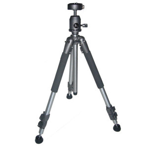  Kruger Optical Full Size Aluminum Tripod with KTA730 STD Head, 8.8lbs Load Capacity, 28.7" Folded Height, 64.6" Extended Height 