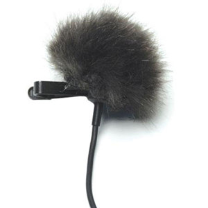 K-Tek Fuzzy Shower Cap Style Lav Windscreen KLTFB