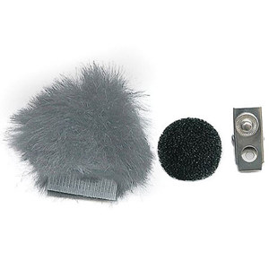 K-Tek KRLAPG Fur Windsock with Foam for Lavalier Mic,Gy: Picture 1 regular