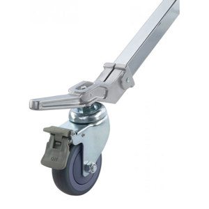  Kupo KS940612 100mm Caster with Brake, 30mm Square Adapter, Set of Three 