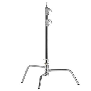  Kupo S742512 Master 20" C Stand with Turtle Base, Maximum Extension 70", Silver 