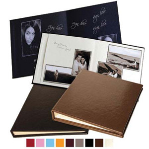 Leather Album Designs Signature Series Library Bound Album ISC88 16