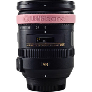  Lens Band Stop Zoom Creep for Zoom Lenses, Light Pink 