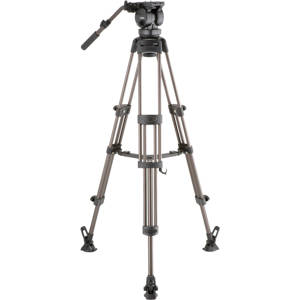  Libec LX10 Head / RT50B Tripod / BR-6B Spreader / FP-2B Rubber Feet / RC-50 Case - Professional 2-Stage Aluminum Tripod System, Supports 35 lbs 