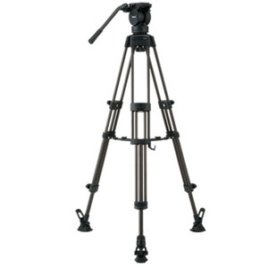  Libec LX5 M Tripod System with Mid Level Spreader and Case, 4 kg/8.8 lb Load Capacity 