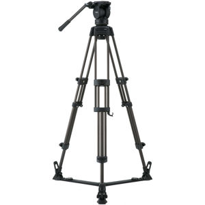  Libec LX7 Tripod System with Floor Spreader and Case, 75mm Ball Diameter, 8 kg/17.6 lb Load Capacity 