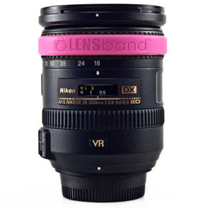  Lens Band Stop Zoom Creep for Zoom Lenses, Hot Pink 