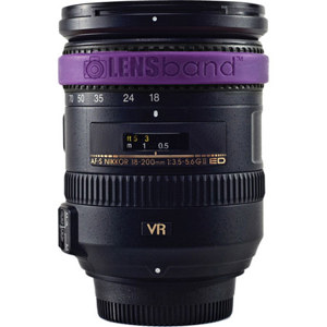  Lens Band Stop Zoom Creep for Zoom Lenses, Purple 