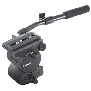  Libec RH45R Pan and Tilt Fluid Head with Pan Handle, 26.5 lbs Load Capacity 