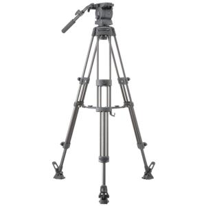  Libec RS-250RM System with RH25R Head, RT30B Tripod, BR-2B Mid-Level Spreader & FP-2B Large Rubbe Feet 