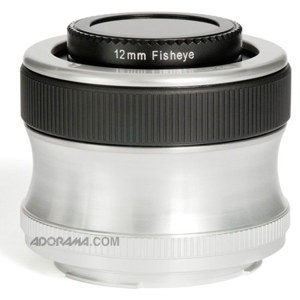  Lensbaby Scout with Fisheye, Manual Focus Fisheye SLR Camera Lens for Olympus 4/3 