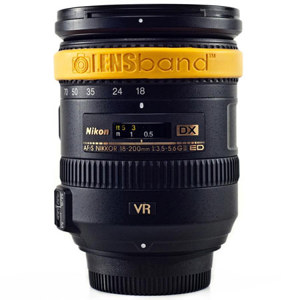  Lens Band Stop Zoom Creep for Zoom Lenses, Yellow 