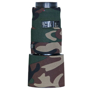  LensCoat Lens Cover for Canon 100mm f/2.8 L Macro IS Autofocus Lens, Forest Green Camo 