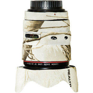  LensCoat Lens Cover for the Canon 24-105mm f/4.0 L IS Zoom Lens - Realtree Hardwoods Snow (hws) 