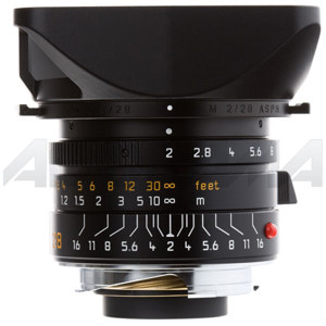  Leica 28mm f/2 SUMMICRON-M ASPHERICAL Wide Angle Manual Focus Lens for M System - USA 