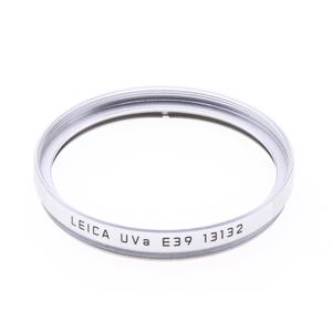  Leica 39E Ultra Violet (UV) Glass Filter with Silver Mount 