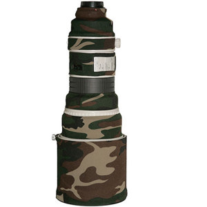  LensCoat Lens Cover for the Canon 400mm f/2.8 IS Lens - Forest Green Woodland Camo 