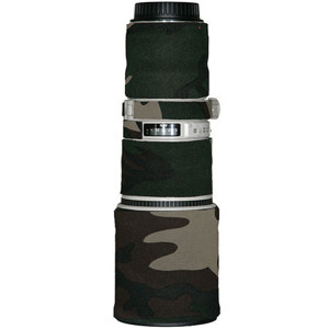  LensCoat Lens Cover for the Canon 400mm f/5.6 Lens - Forest Green Woodland Camo 