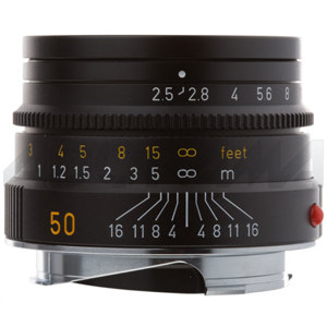 Leica 50mm f/2.5 SUMMARIT-M, Standard Manual Focus Lens for M System, Black - USA 