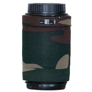  LensCoat Lens Cover for Canon 55-250 f/4-5.6 IS AF Lens, Forest Green Camo 