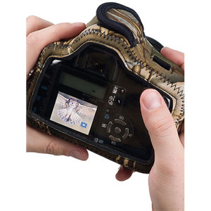 LensCoat Neoprene Compact Body Bag with Clear Back Designed for a Compact Camera Body with Attached Lens - Realtree Advantage Max4 (m4) Thumbnail Image