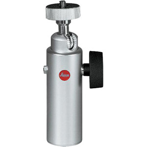  Leica Ball Head 18, Large, Silver Anodized Finish, Supports 15.43lbs / 7kg. 