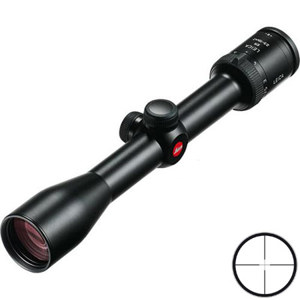  Leica 2.5-10x42mm ER Series Riflescope, Matte Black Finish with -Plex Reticle, 30mm Tube 