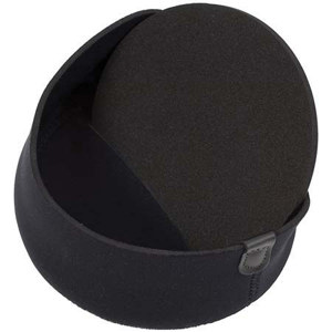  LensCoat Hoodie, Large Front Neoprene Lens Cap Fits Hoods from 4.25" to 4.75", Black 