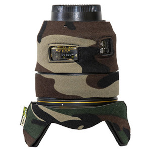  LensCoat Lens Cover for Nikon 24mm f/1.4G ED AF-S Lens, Forest Green Camo 