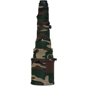  LensCoat Lens Cover for the Nikon 500mm f/4 P Manual Focus Lens - Forest Green Woodland Camo 