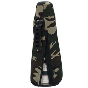  LensCoat Travel Coat Lenscover for Canon 500mm f/2.8 Lens - Forest Green Woodland Camo 