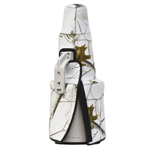  LensCoat TravelCoat Cover for Canon 600 f/4 IS II Lens with Hood, Realtree AP Snow 