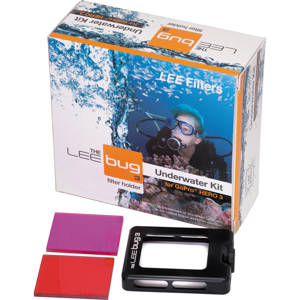  Lee Filters Bug 3 Underwater Kit for GoPro HERO3, Includes LEE Bug Holder, Blue Water Filter (Red), Green Water Filter (Magenta), Protective Pouch 