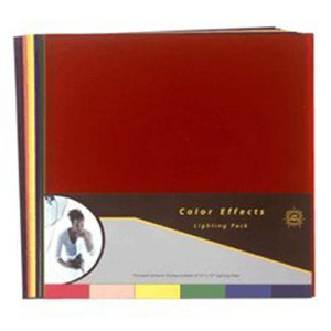  Lee Filters Color Effects Pack, 12 Sheet Pack of Pre-cut 12x12" Lighting 