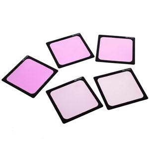  Lee Filters 4x4" Magenta Color Compensating Polyester Filter Set (CC05M, CC10M, CC20M, CC25M) 