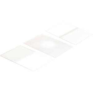  Lee Filters 4x6" Mist Resin Graduated - Hard Edge - Filter Set (Graduated Mist, Mist Stripe, Mist Clear Spot) 