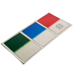 Lee Filters 4x6" Pop Resin Filter Set - (Graduated Filters - Hard Edge - Pop Blue, Pop Green, Pop Red) 