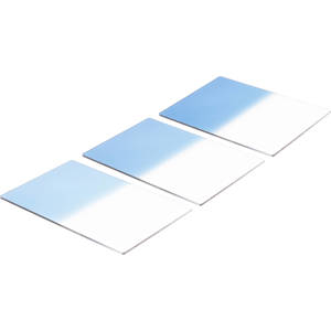  Lee Filters 4x6" Resin Filter Set (Graduated - Hard Edge - Sky Blue #1, #2, #3) 