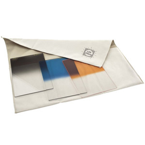  Lee Filters 4x6" Sky-2 Resin Graduated Filter Set (0.6 ND Graduated Soft, Sky Blue Graduated, Coral 6 Graduated) 