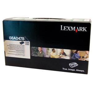  Lexmark 08A0478 High Yield Prebate Black Print Toner Cartridge (Yield: Approx. 6,000 Pages) 