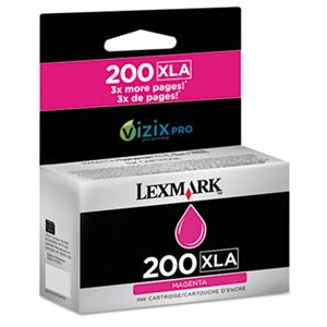  Lexmark 200XLA Ink Cartridge for Pro4000/Pro4000C/Pro5500/Pro5500T OfficeEdge Printers, 1600 Pages, Magenta 