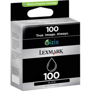  Lexmark 100 Black Return Program Ink Cartridge 